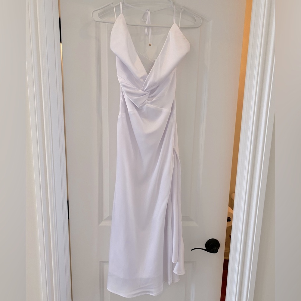 White dress. Showpo. Size 4.